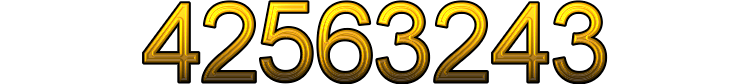 Number 42563243 Number 42563243