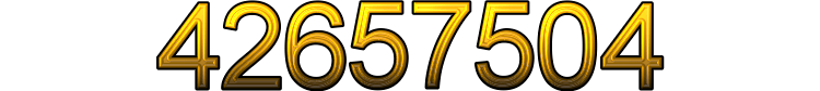 Number 42657504 Number 42657504