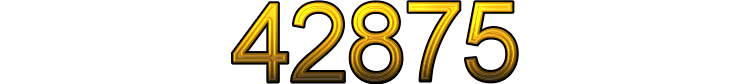 Number 42875