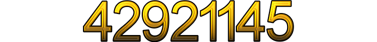 Number 42921145