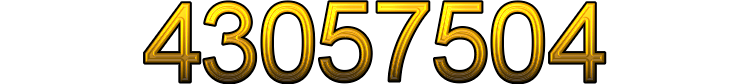 Number 43057504