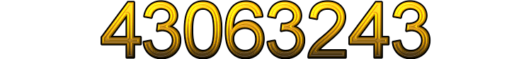 Number 43063243 Number 43063243