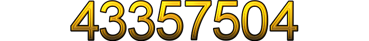 Number 43357504