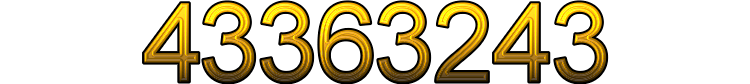 Number 43363243