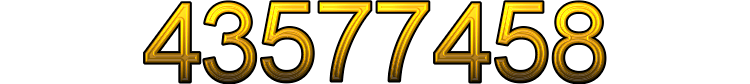 Number 43577458