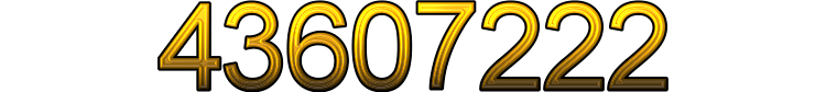 Number 43607222