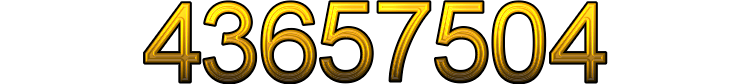 Number 43657504 Number 43657504