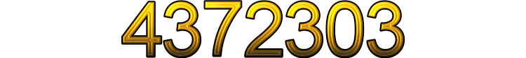 Number 4372303