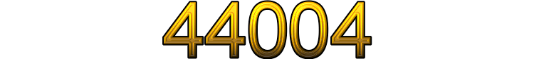 Number 44004