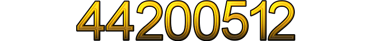Number 44200512