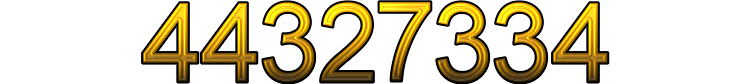 Number 44327334