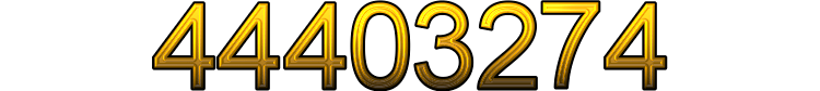 Number 44403274 Number 44403274