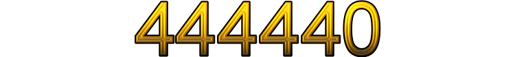 Number 444440