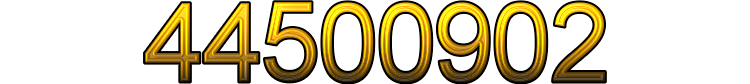 Number 44500902