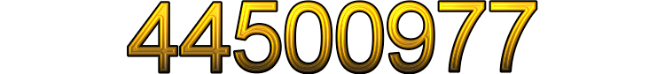 Number 44500977 Number 44500977
