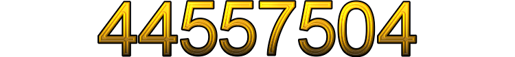 Number 44557504