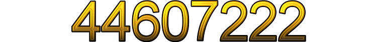 Number 44607222 Number 44607222