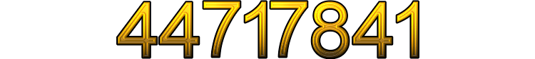 Number 44717841
