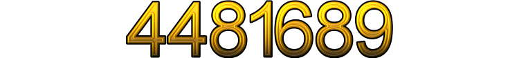 Number 4481689