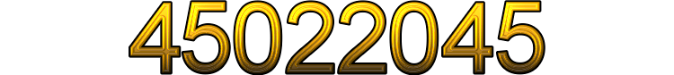 Number 45022045 Number 45022045