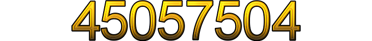 Number 45057504