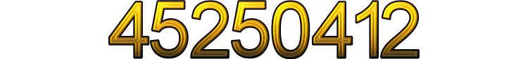 Number 45250412