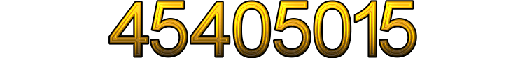 Number 45405015