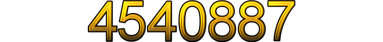 Number 4540887