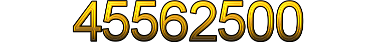 Number 45562500