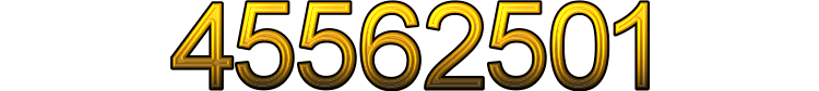 Number 45562501