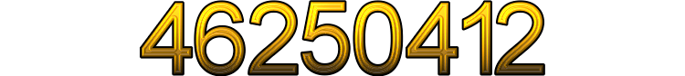 Number 46250412 Number 46250412