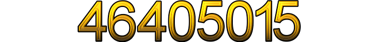 Number 46405015
