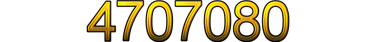 Number 4707080