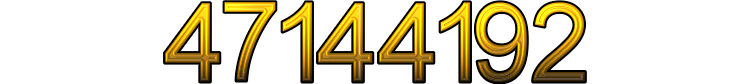 Number 47144192