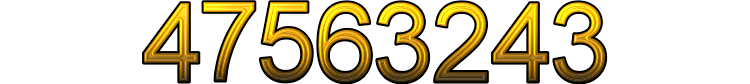 Number 47563243