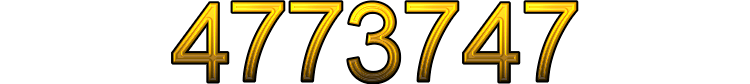 Number 4773747