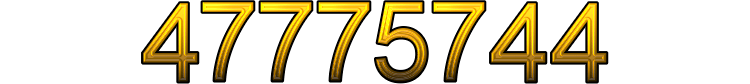 Number 47775744