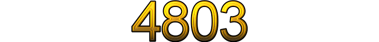 Number 4803
