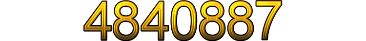 Number 4840887 Number 4840887