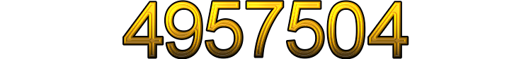 Number 4957504 Number 4957504