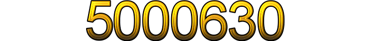 Number 5000630