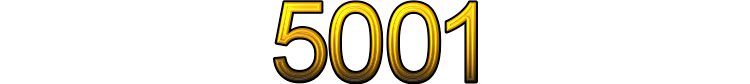 Number 5001