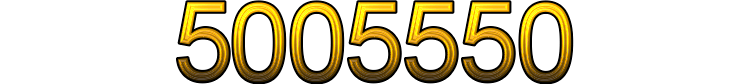 Number 5005550
