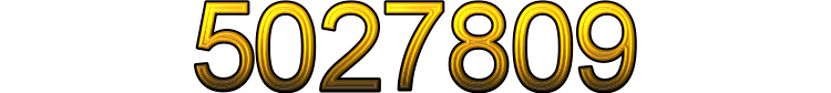Number 5027809
