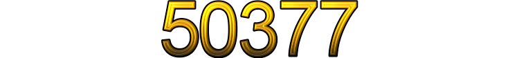 Number 50377