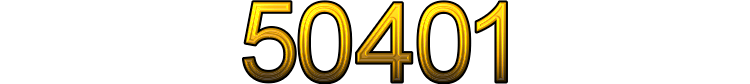 Number 50401