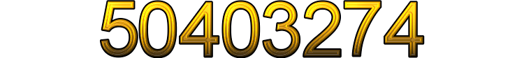 Number 50403274 Number 50403274