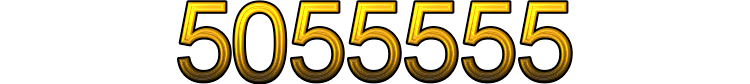 Number 5055555