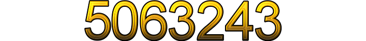 Number 5063243