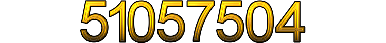 Number 51057504